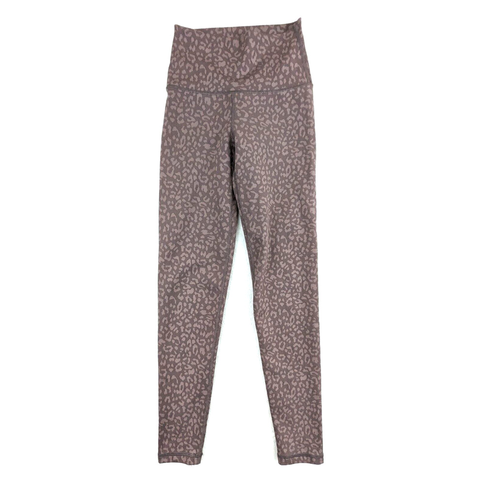 Offline by Airie sz XS Legging 7/8 High Rise brown print athletic women K6
